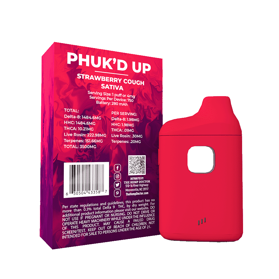 The Hemp Doctor - Phuk'd Up | Mini THCA Blend Disposable Vape (3.5g) Big Box Distro The Hemp Doctor - Phuk'd Up | Mini THCA Blend Disposable Vape (3.5g) Big Box Distro