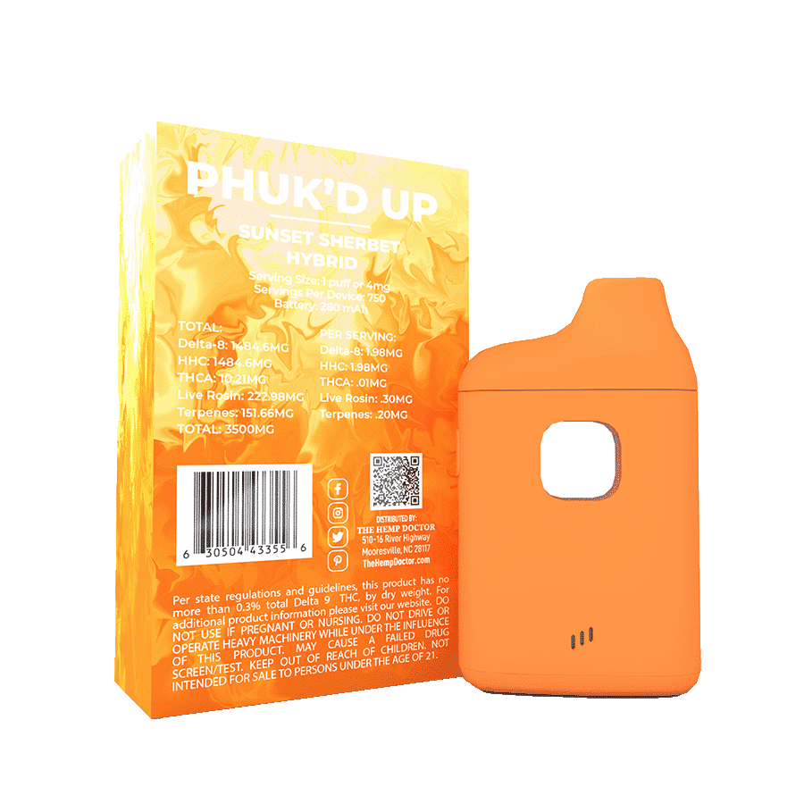 The Hemp Doctor - Phuk'd Up | Mini THCA Blend Disposable Vape (3.5g) Big Box Distro The Hemp Doctor - Phuk'd Up | Mini THCA Blend Disposable Vape (3.5g) Big Box Distro